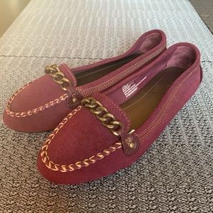 Sonoma Melanie Burgundy Leather Slips on Loafers 8